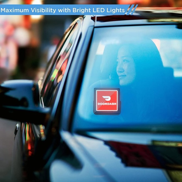 DoorDash Delivery LED Sign - Picture 3 of 7